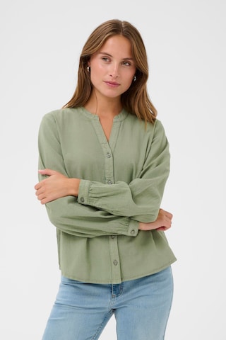 Camicia da donna 'KAnaya' di Kaffe in verde: frontale