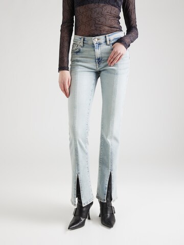 7 for all mankind Flared Jeans in Blau: Vorderseite