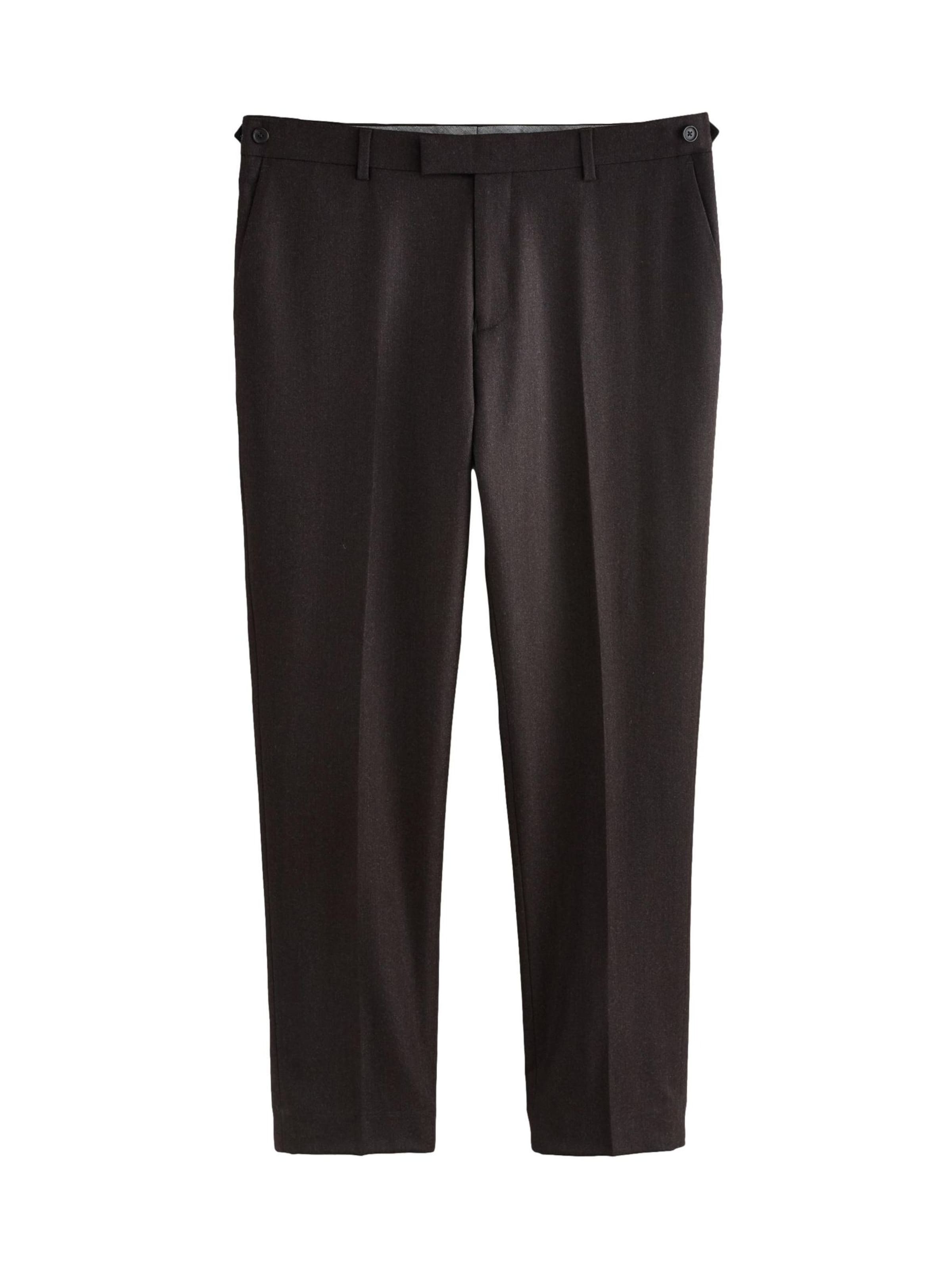 Slimfit Pantaloni con piega frontale di Next in marrone: frontale
