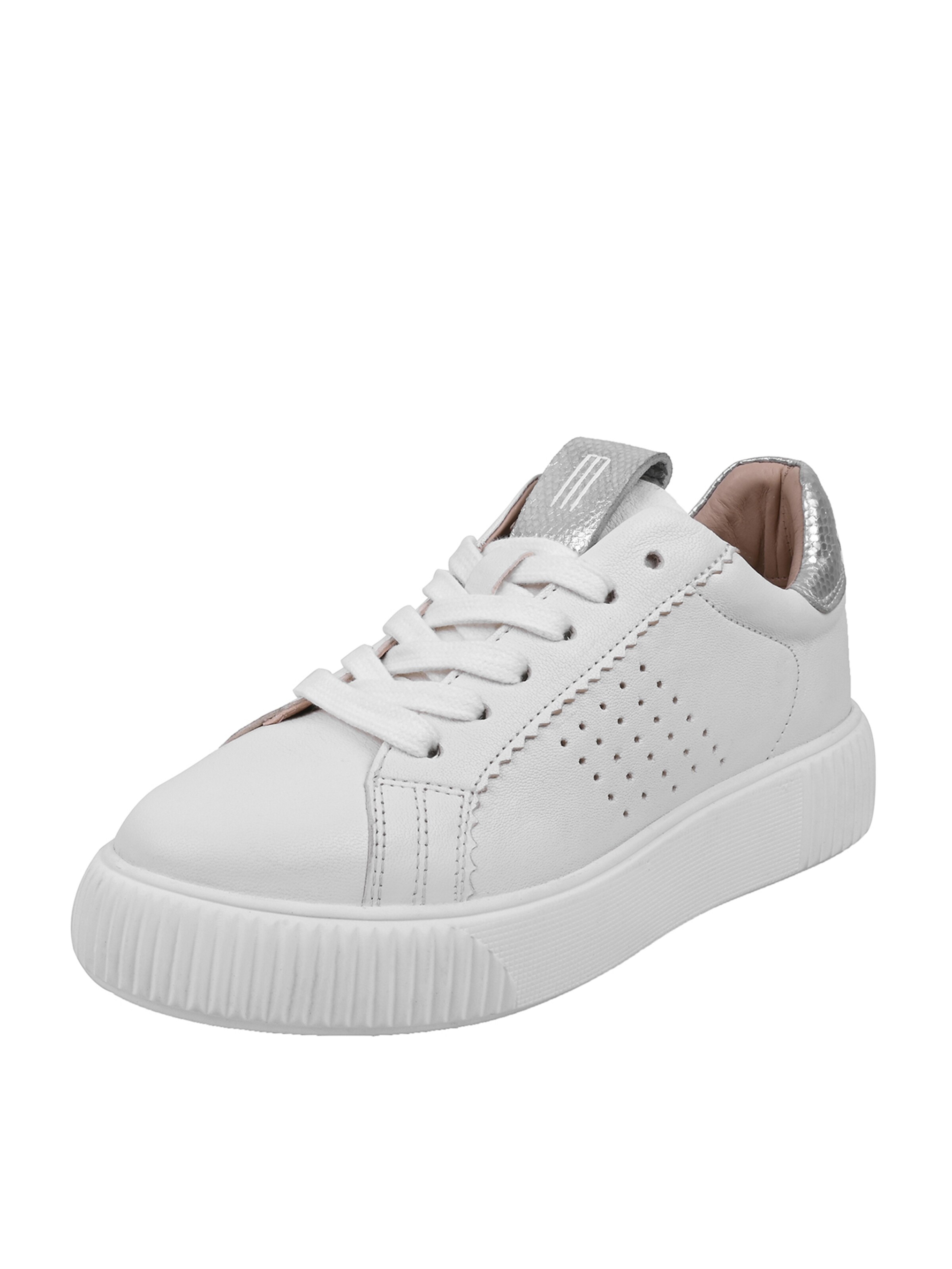 Crickit Platform trainers ' ORMA ' in Silver: front