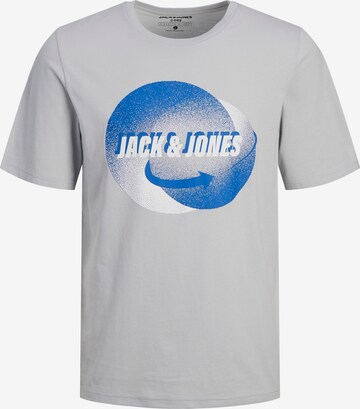 T-Shirt 'FILTER' JACK & JONES en gris : devant