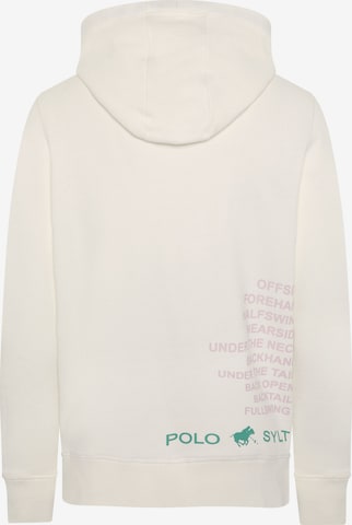 Polo Sylt Zip-Up Hoodie in White