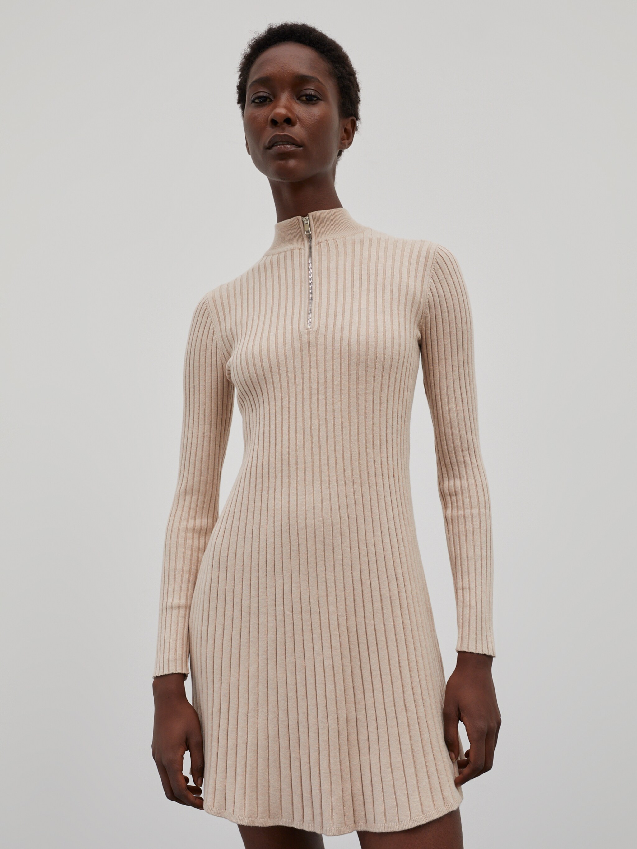 EDITED Produits Robe 'Karoline' beige chiné
