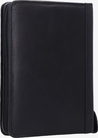 Greenland Nature Document Bag 'Black Nappa' in Black