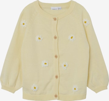 NAME IT Knit Cardigan 'Hablis' in Yellow: front