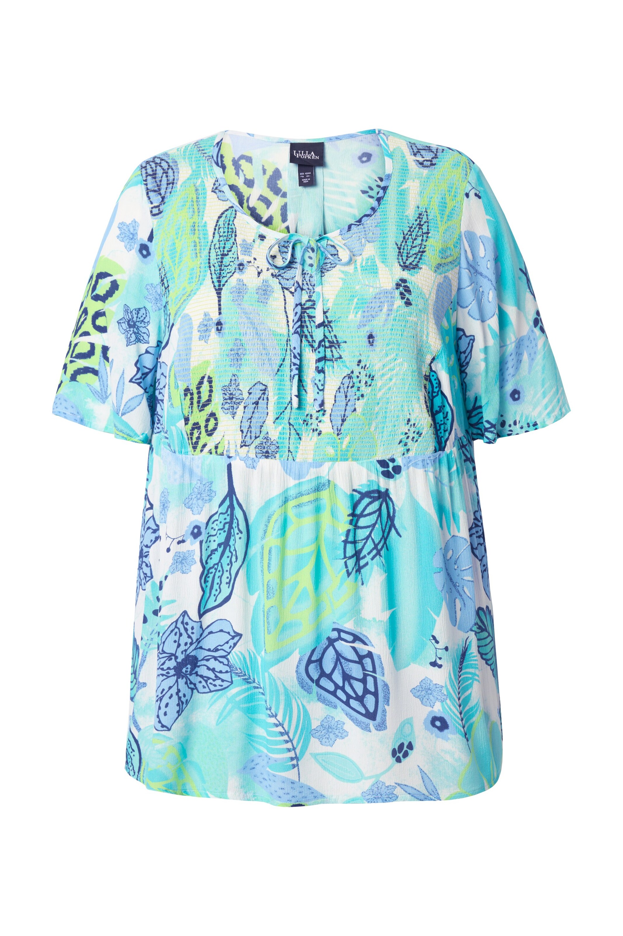 Ulla Popken Bluse in Blau: Vorderseite