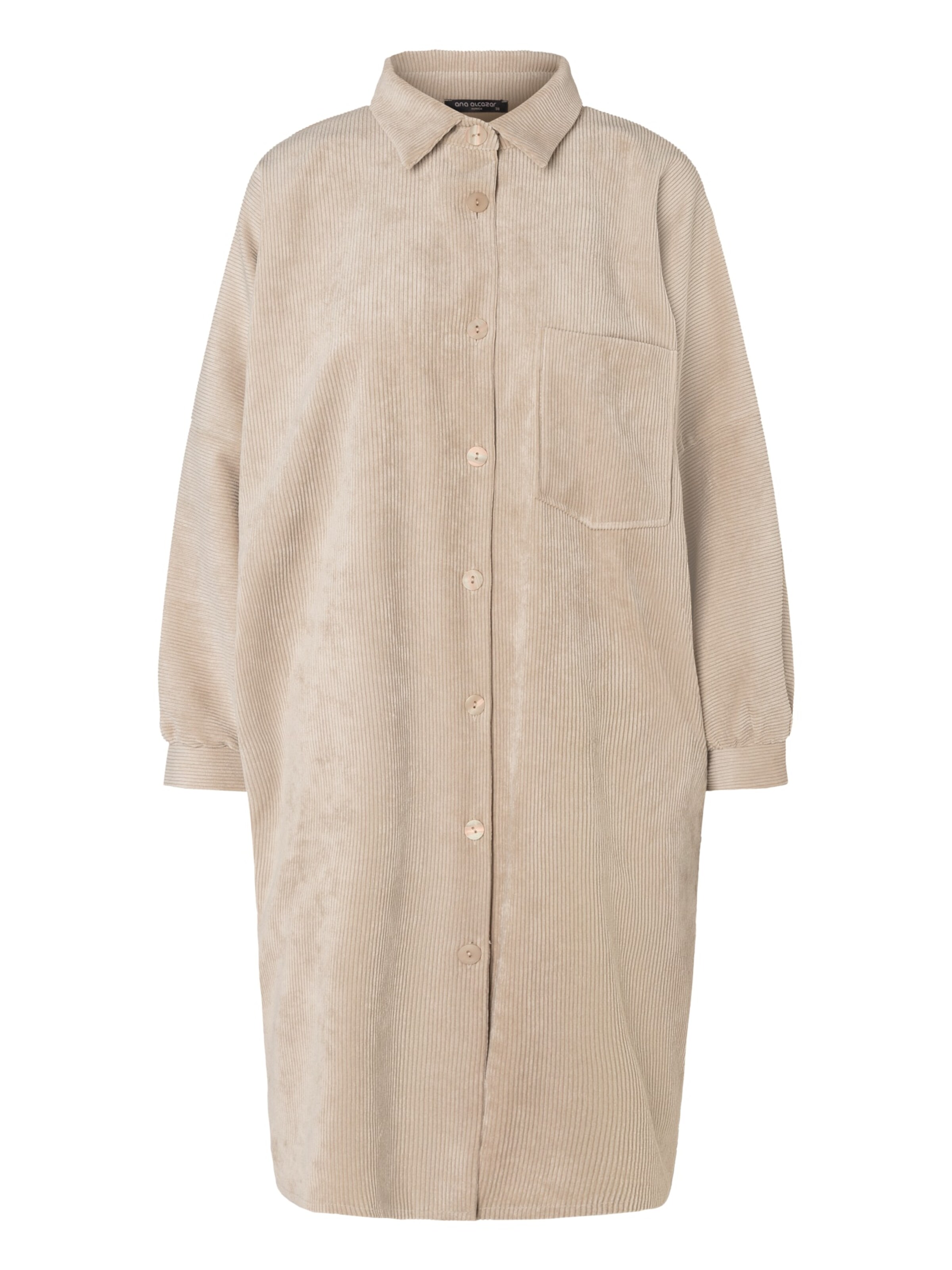 Ana Alcazar Kleid ' Endesis ' in Beige: Vorderseite