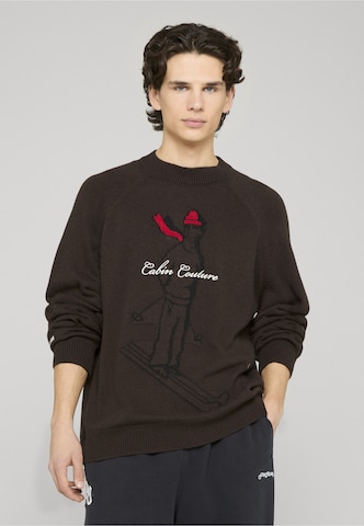 Pullover 'C.C. Ski' di Pockies in marrone: frontale