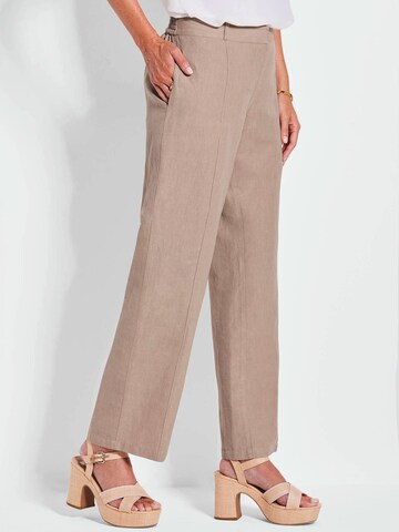 Wide Leg Pantalon 'Vera' Goldner en beige