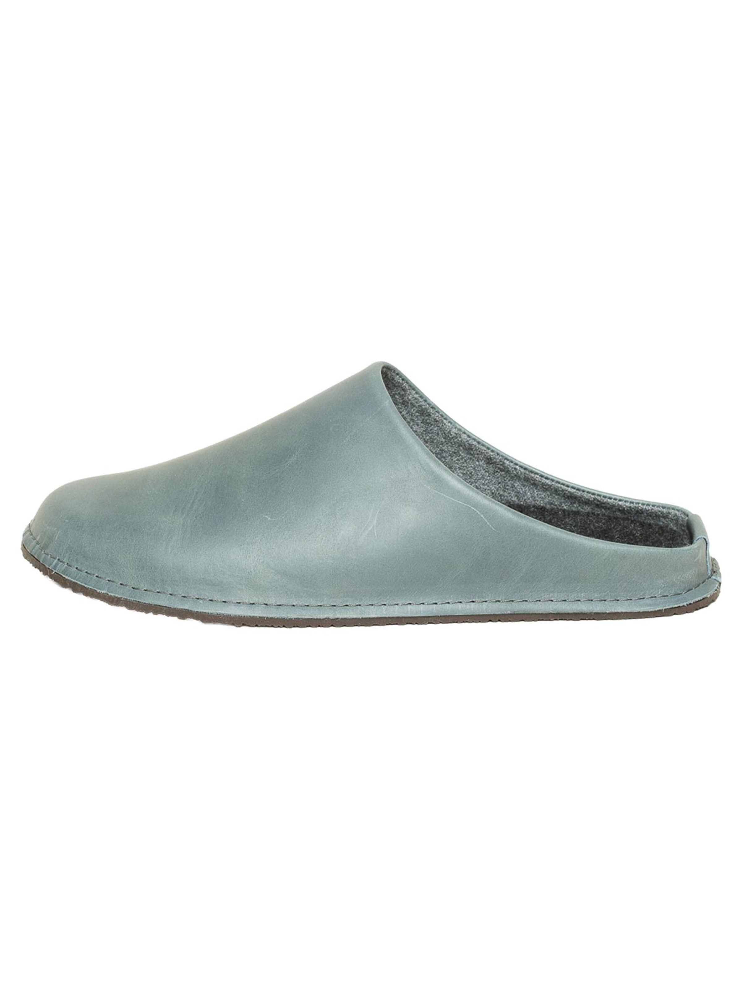Gottstein Slippers 'Leather Loafer' in Blue