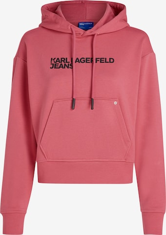 rozā KARL LAGERFELD JEANS Sportisks džemperis: no priekšpuses