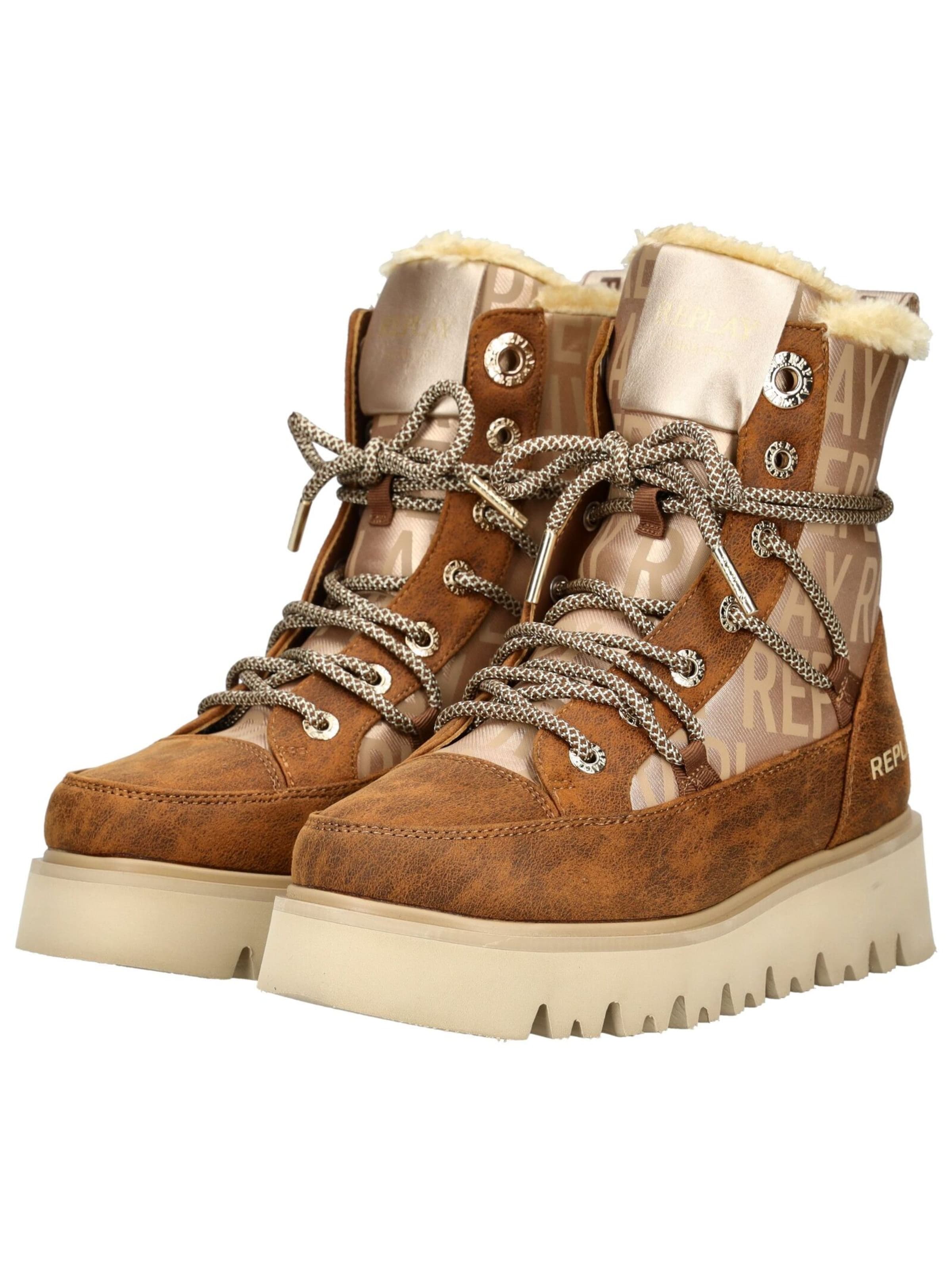 REPLAY Veterlaarsjes in Bruin