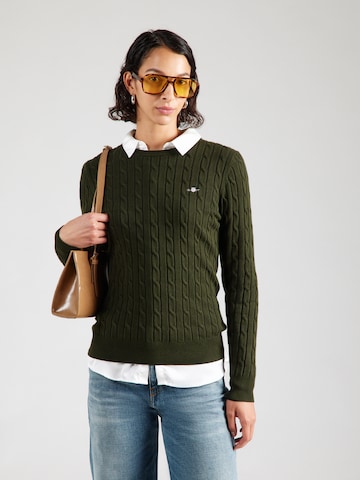 GANT Sweter w kolorze zielony: przód