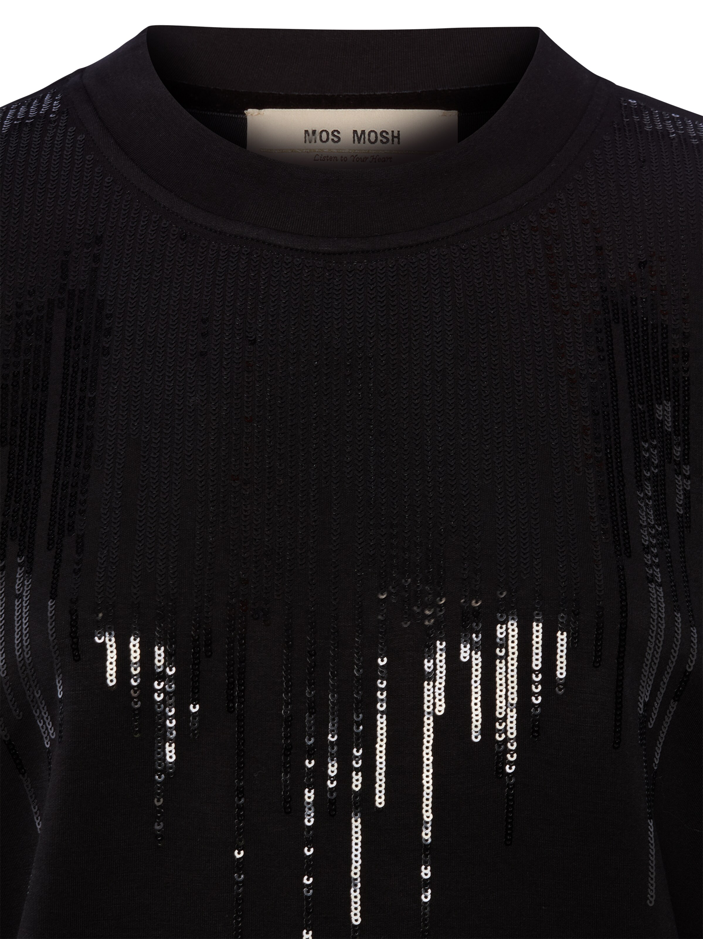 MOS MOSH Sweatshirt 'MMNeve' in Black