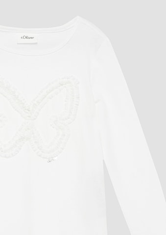 T-Shirt s.Oliver en blanc