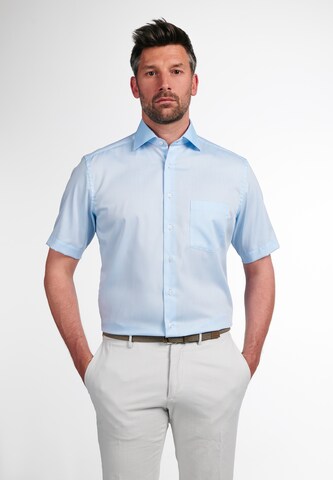 ETERNA Regular fit Button Up Shirt in Blue: front