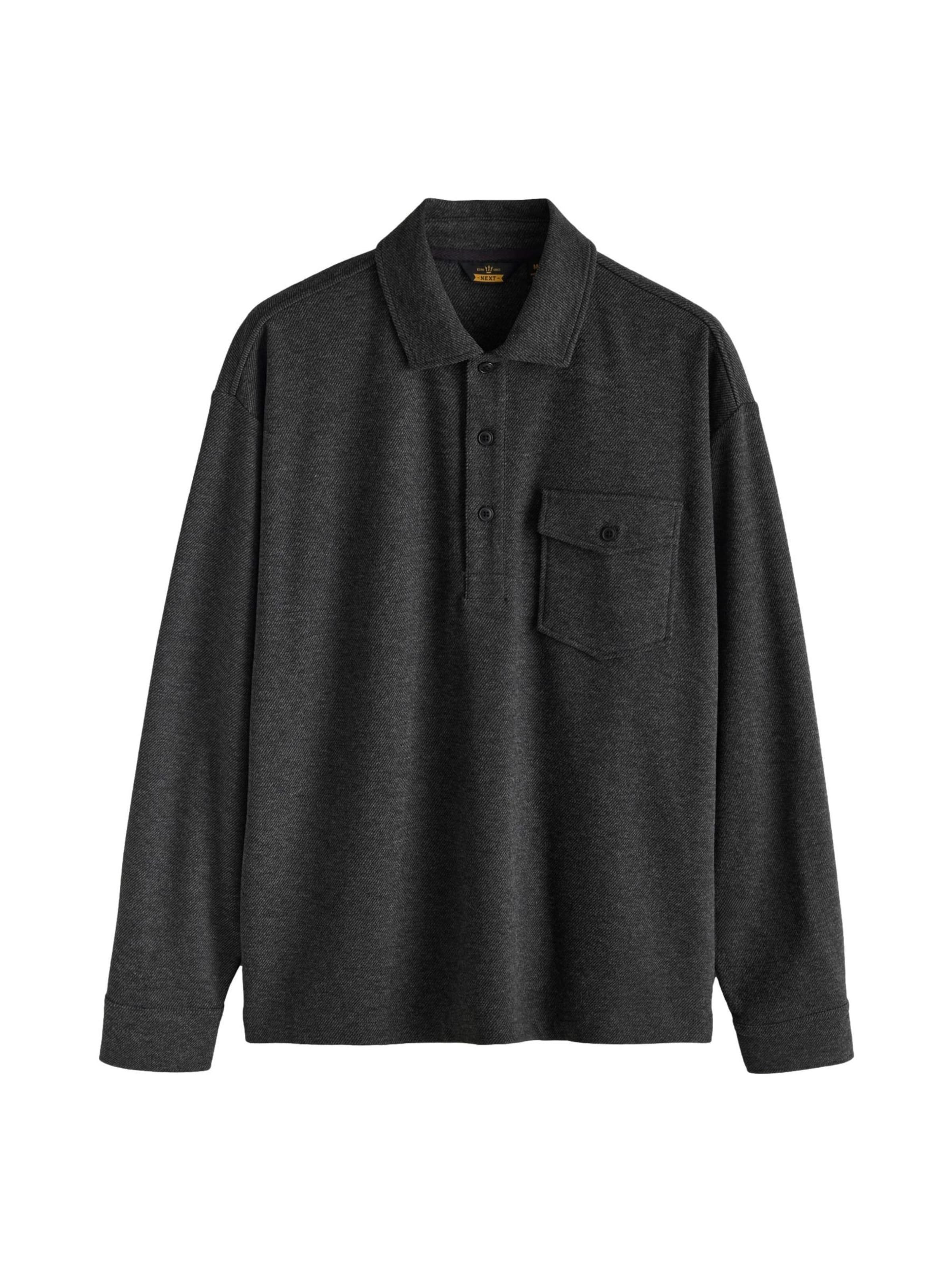 Next Poloshirt 'Heritage' in XS in dunkelgrau, Produktansicht