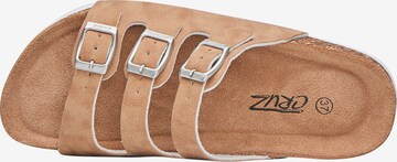 Cruz Mules 'SANTA' in Brown