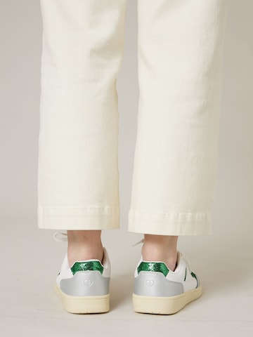 Baskets basses 'Dallas' Deeluxe en blanc