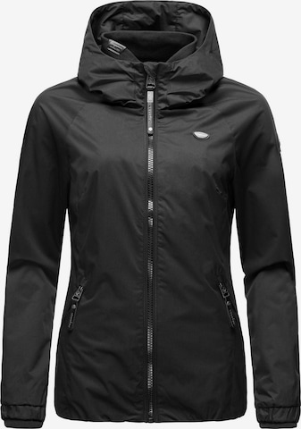 Veste fonctionnelle 'Dizzie' Ragwear en noir : devant