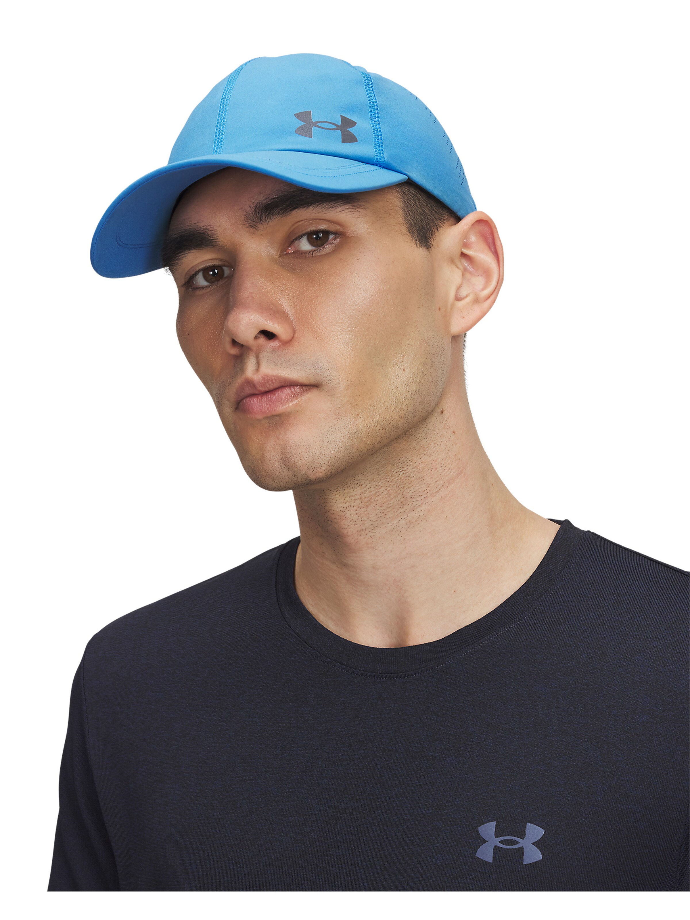 UNDER ARMOUR Athletic Cap 'Launch Adjustable' in Blue