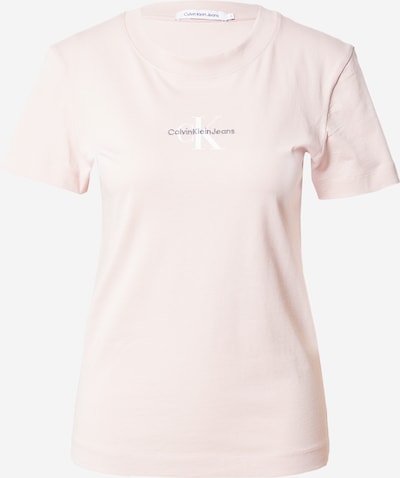 Calvin Klein Jeans T-shirt en graphite / rose pastel / blanc, Vue avec produit