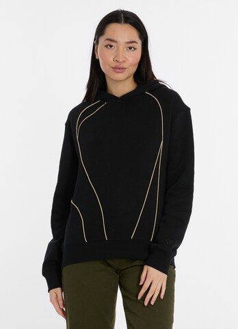 Ragwear Sweatshirt in Schwarz: Vorderseite