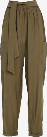 Influencer Pleat-front trousers in Green: front