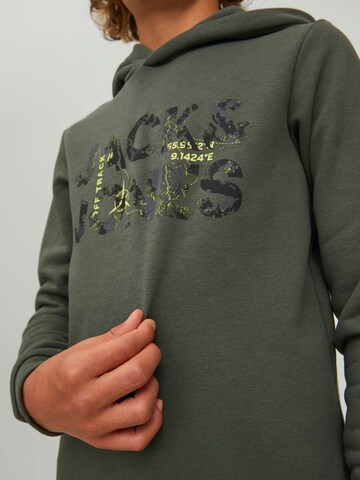 Sweat 'Tech' Jack & Jones Junior en vert