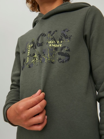 Jack & Jones Junior Sweatshirt 'Tech' in Grün