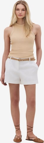 No Matter What Top in Beige: Vorderseite