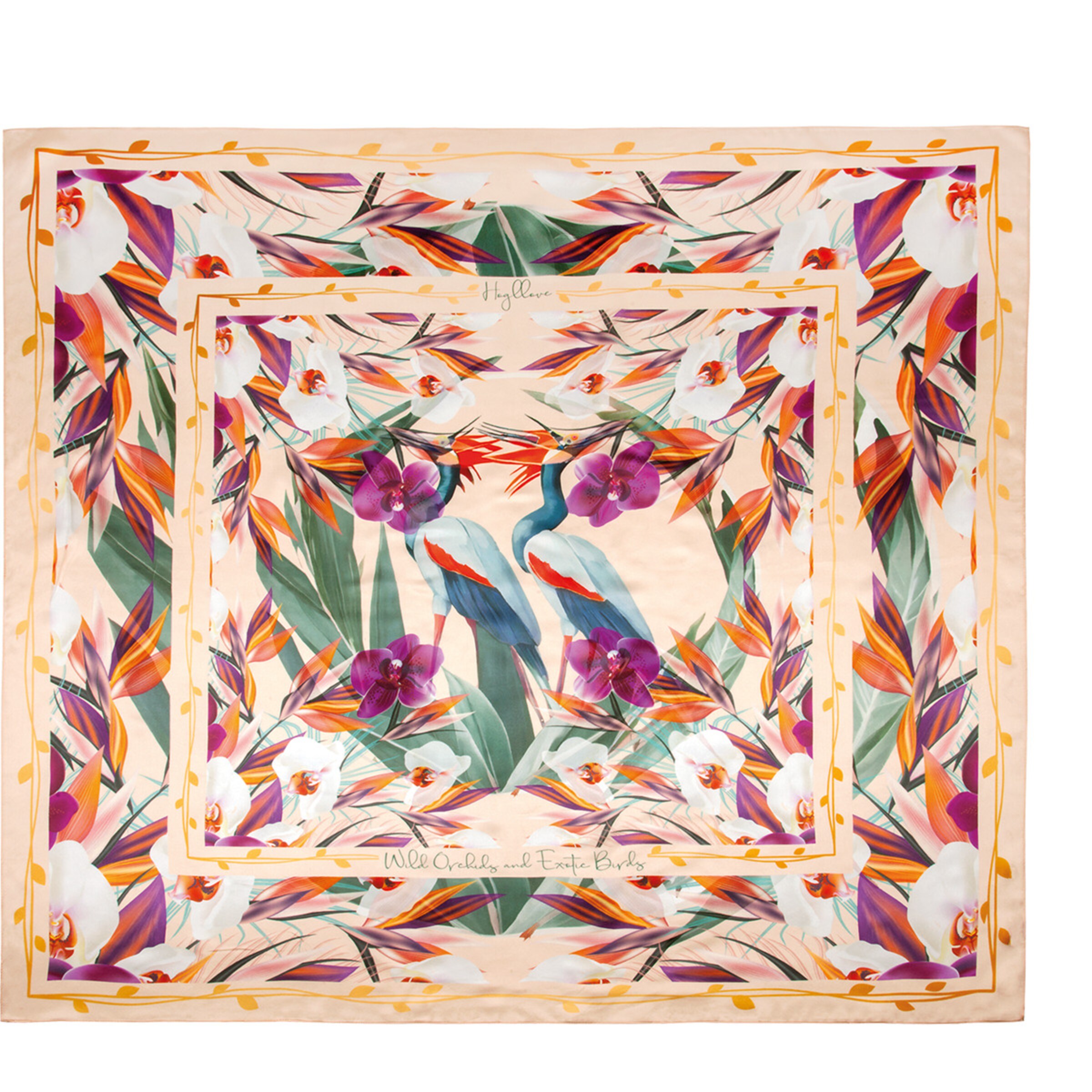 Foulard 'ARREE EXOTIC BIRD' Högl en mélange de couleurs : devant