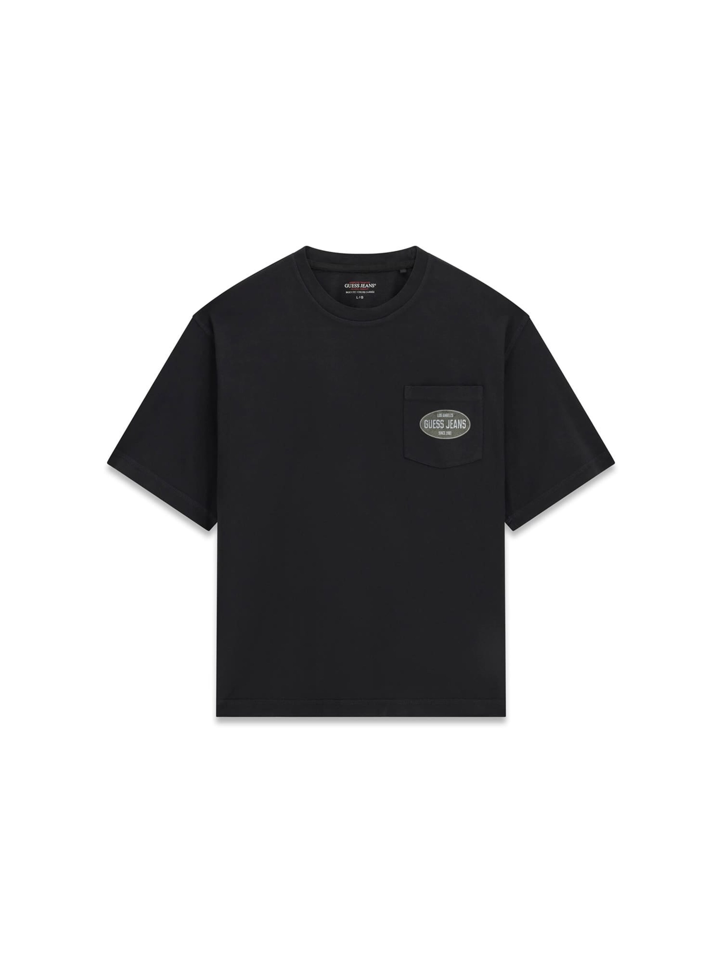 GUESS T-Shirt in Schwarz: Vorderseite