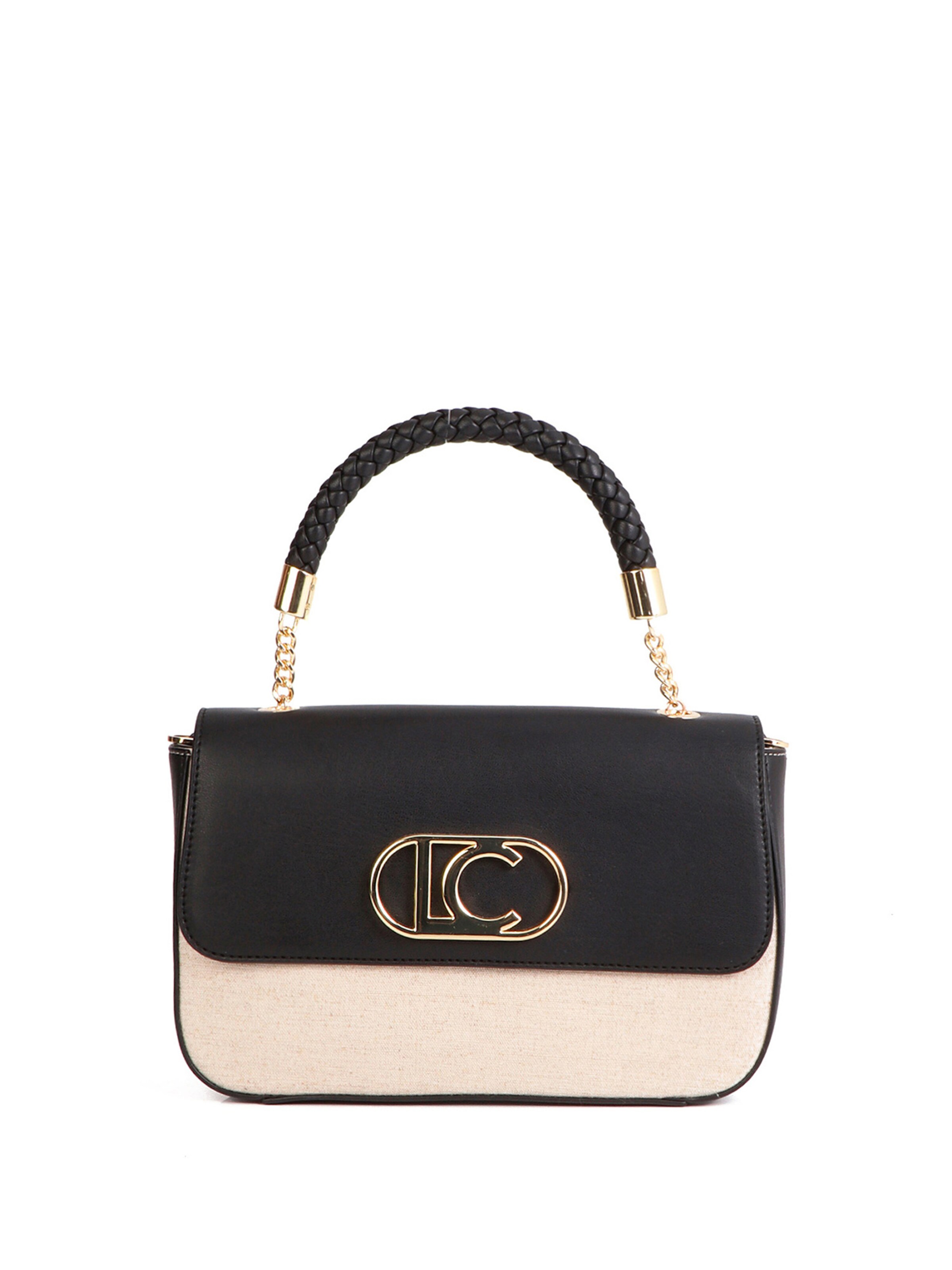 Borsa a mano di Lola Casademunt in nero: frontale