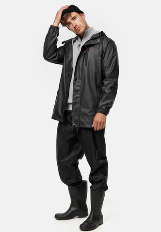 INDICODE JEANS Between-Season Jacket in Black