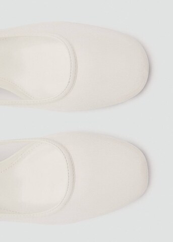 MANGO Pumps 'Naitis' in Weiß
