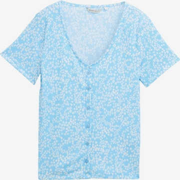 TOM TAILOR DENIM T-Shirt in Blau: Vorderseite