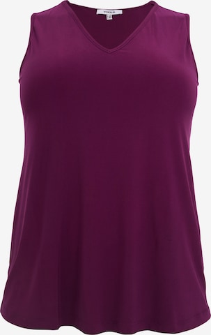 YOEK Top in Lila: voorkant