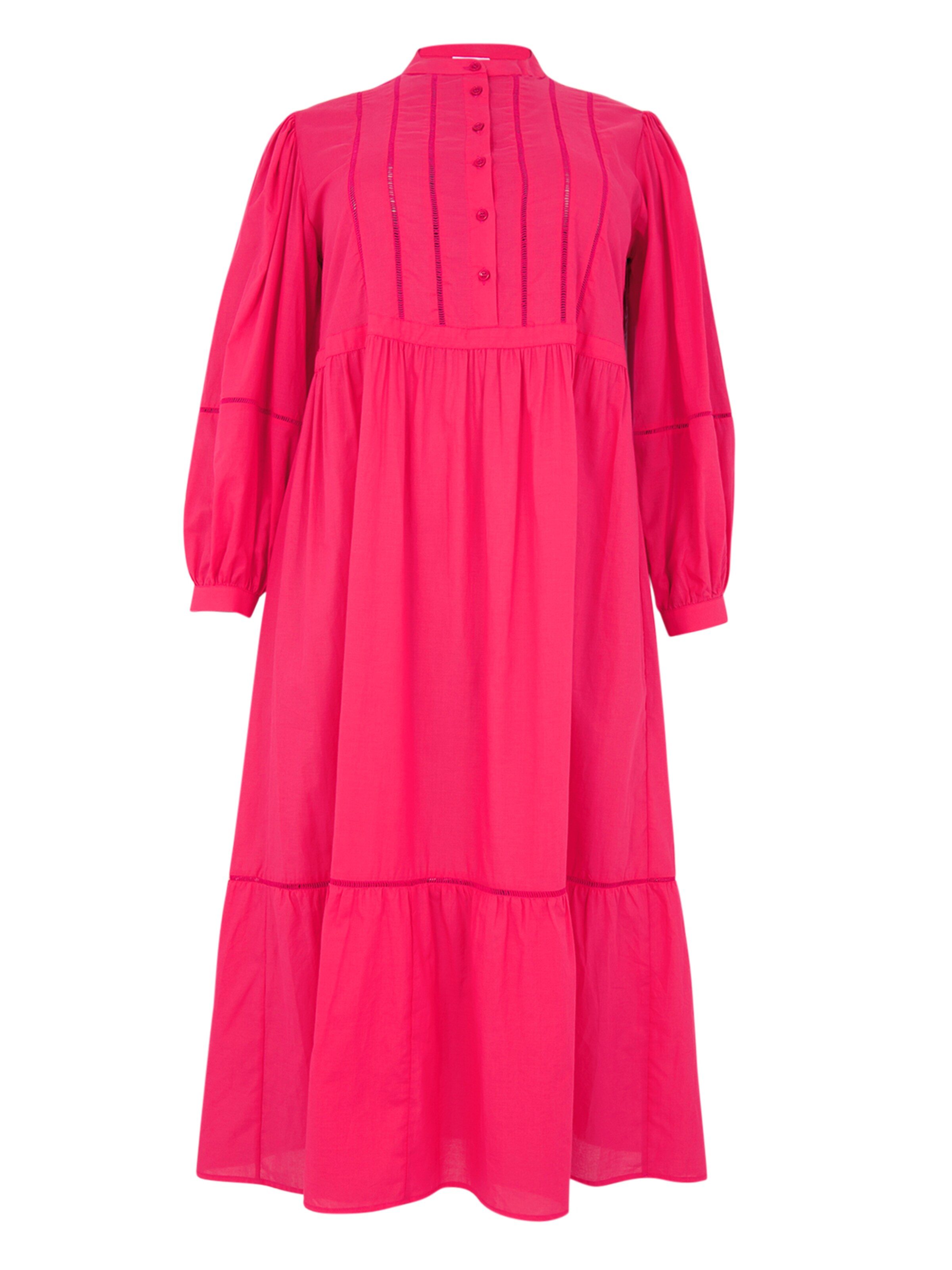 YOEK Shirt dress in Pink: front