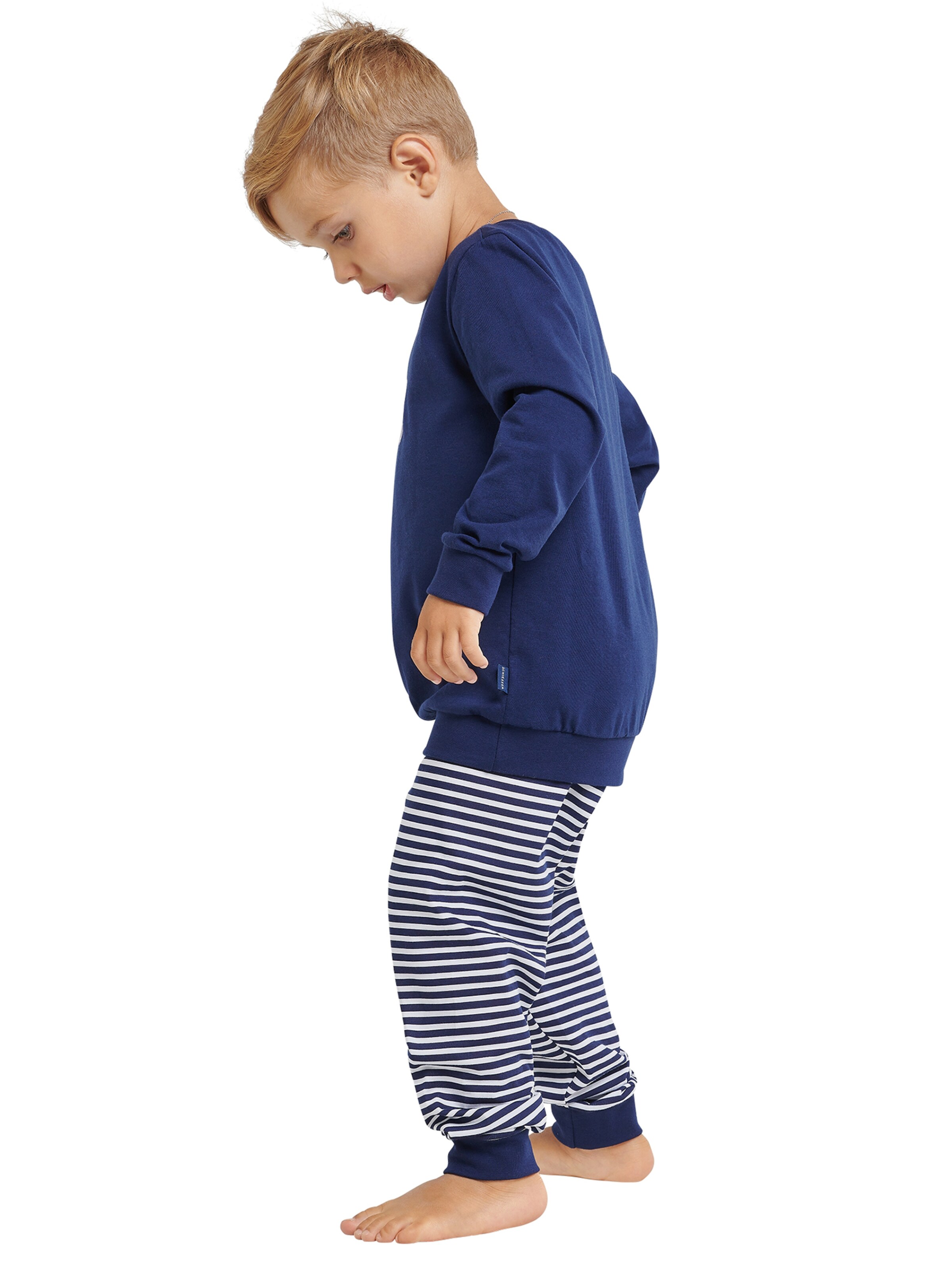 SCHIESSER Piżama w kolorze niebieski