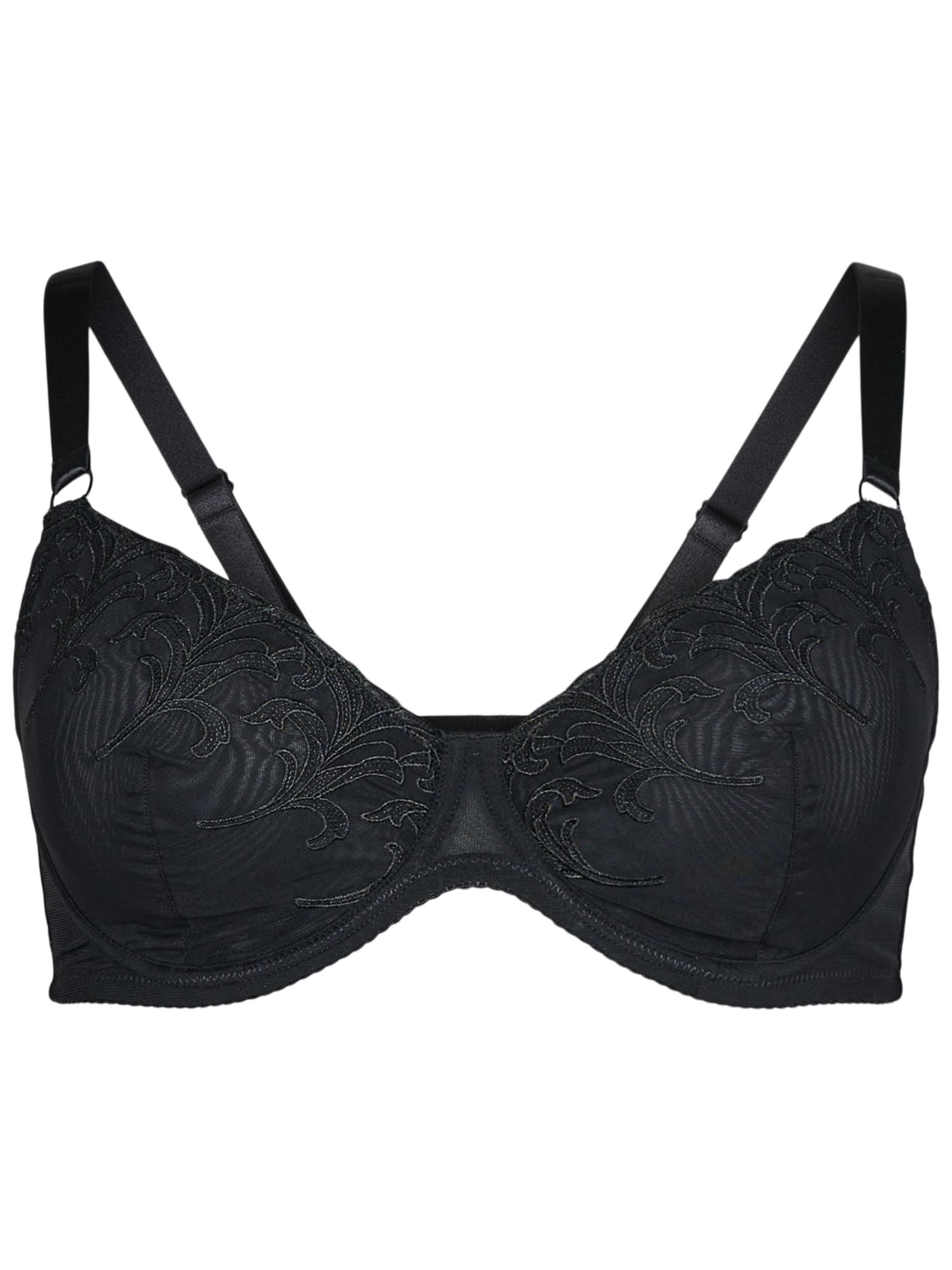 Devoted by Zizzi T-shirt BH 'Lvaleria' i sort: forside