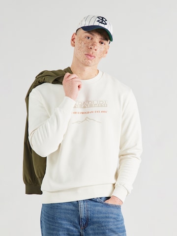 NAPAPIJRI - Sweatshirt 'BANEM' em branco: frente