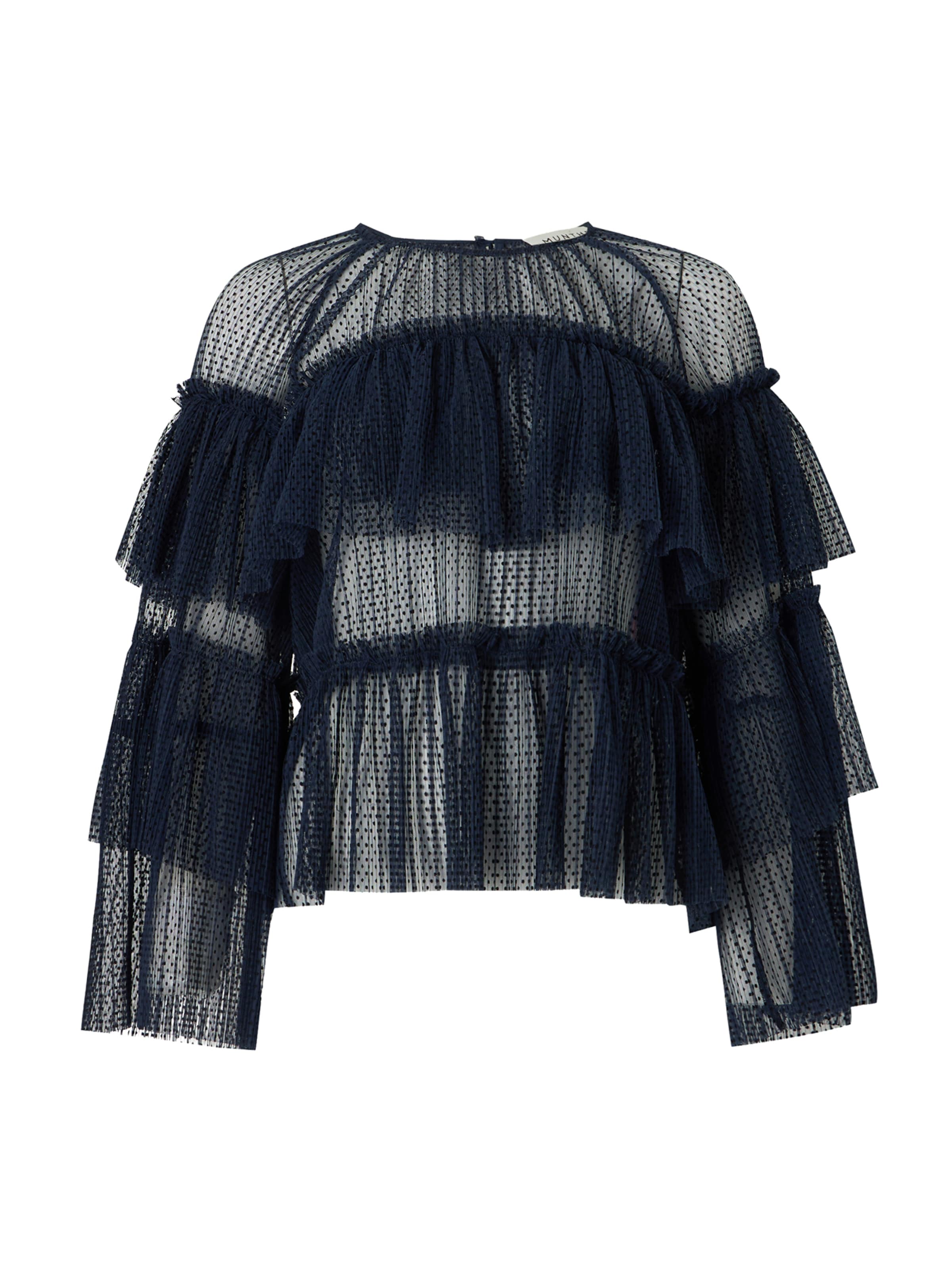 Munthe - Blusa 'NARIA' en azul: frente