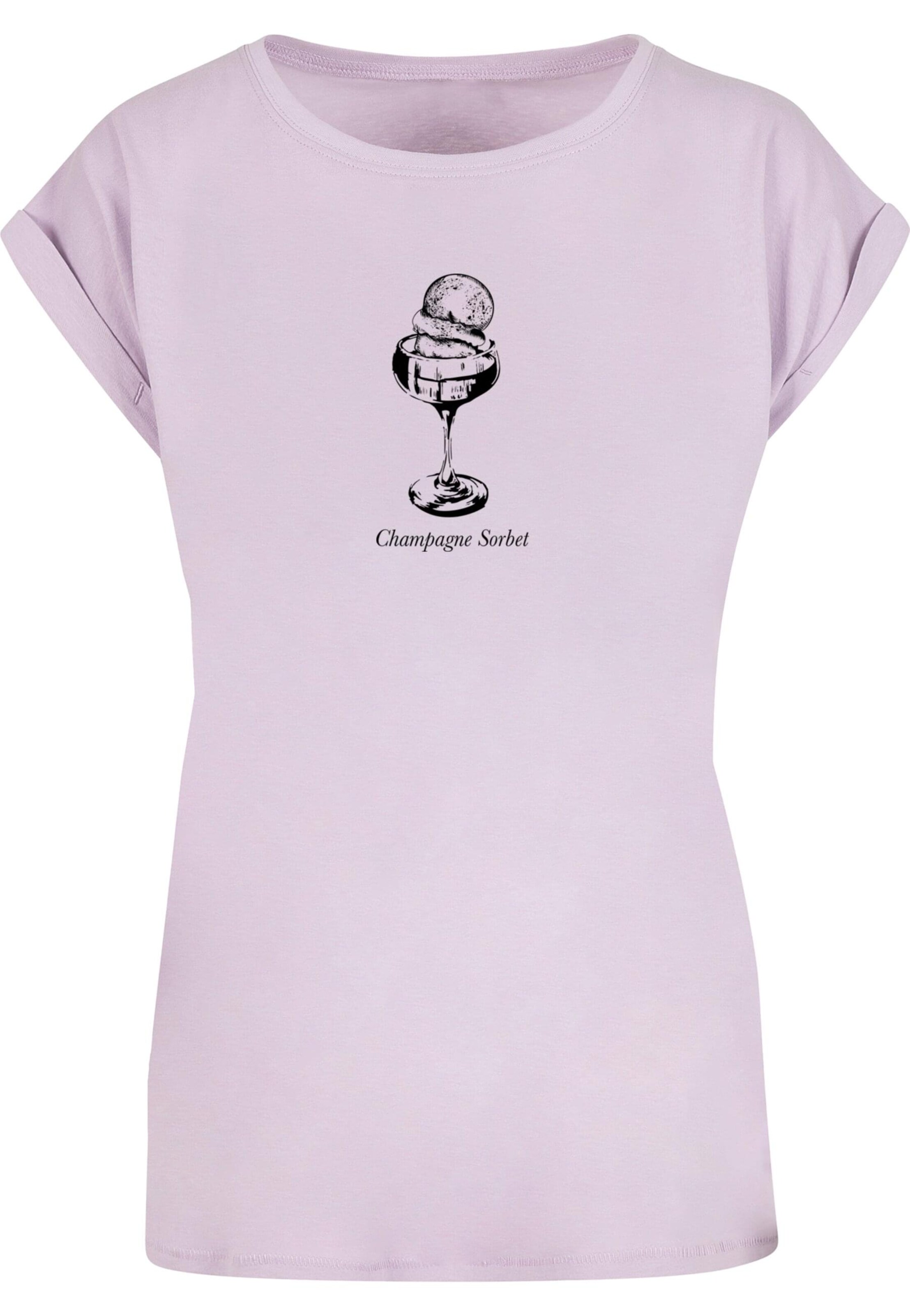 Mister Tee Shirt 'Champagne' in Purple: front