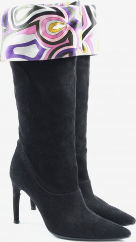 Emilio Pucci Dress Boots in 36 in Black: front