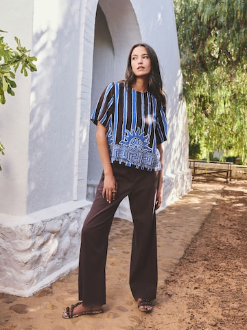 Wide Leg Pantalon Next en marron