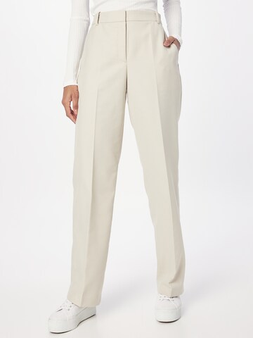 ESPRIT Regular Pantalon in Grijs: voorkant