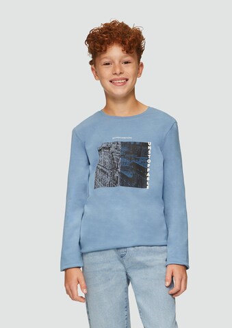 s.Oliver Shirt in Blauw: voorkant