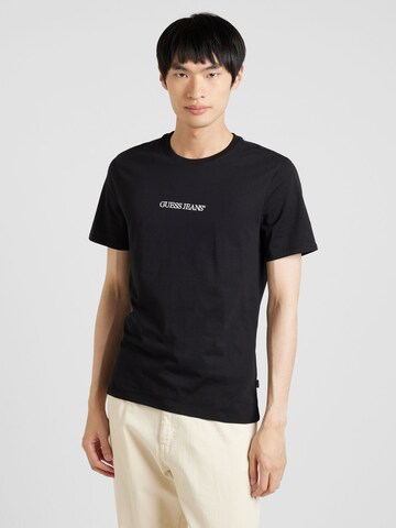 GUESS JEANS T-Shirt in Schwarz: Vorderseite