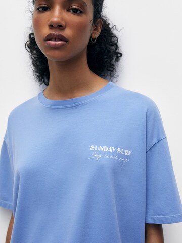 Maglia extra large di Pull&Bear in blu